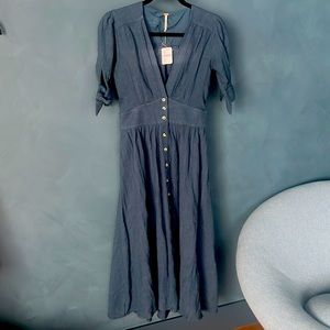 NWT Free People Love of My Life midi dress